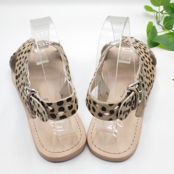 Matisse Leopard Arielle Cow Hair Sandals 9M‎ NEW - Picture 6 of 9
